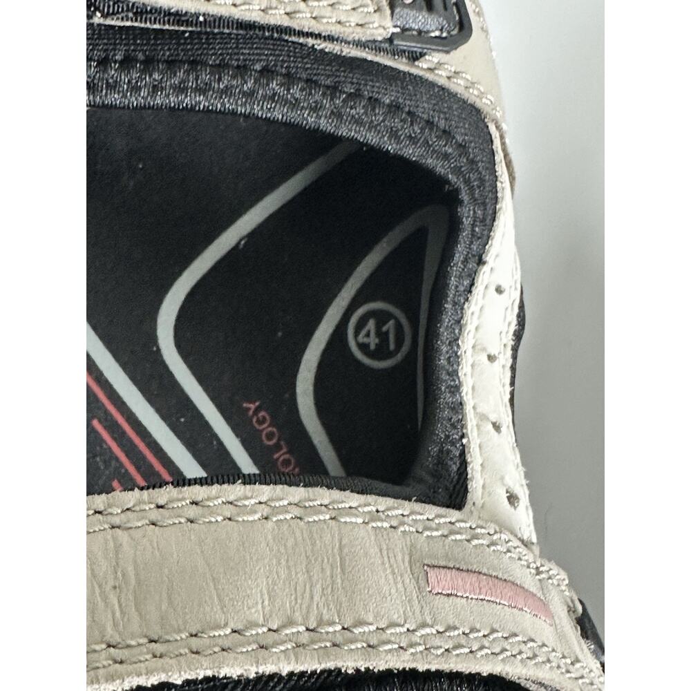 ECCO Offroad Yucatan Sandals Womens 41 Adjustable Strappy Slingback Beige Black - Picture 6 of 8